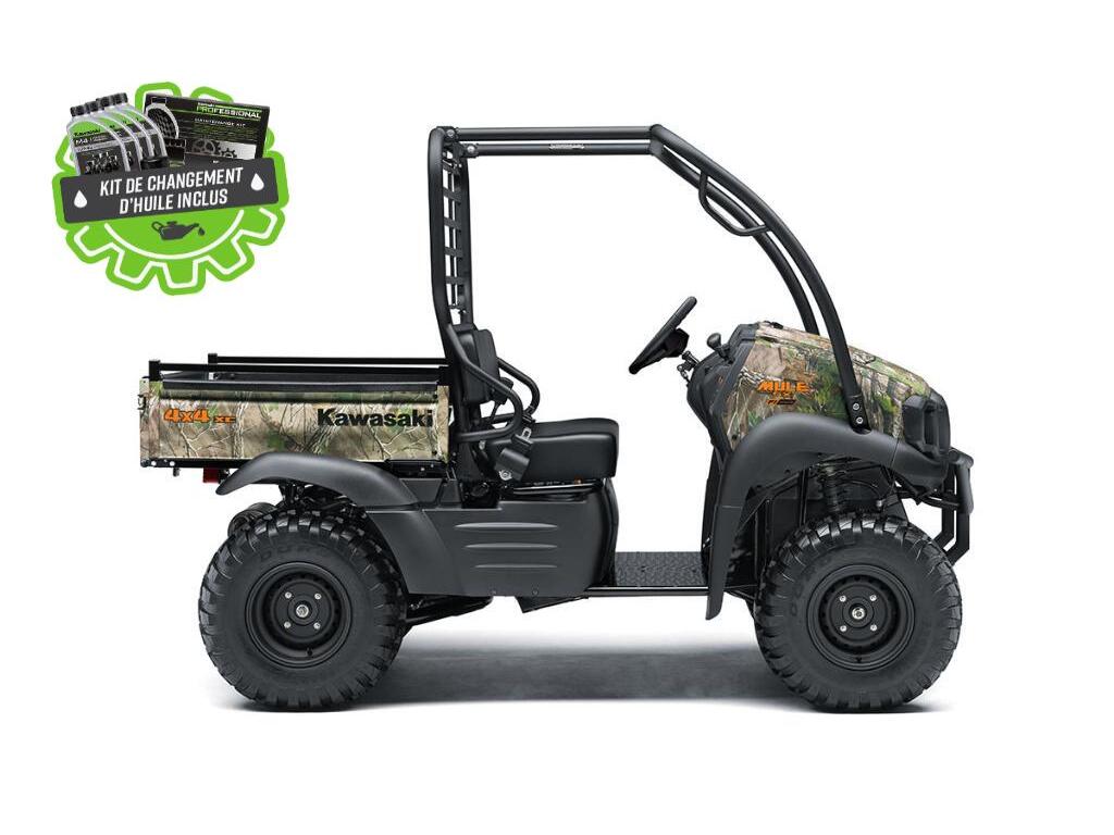 Kawasaki MULE SX 4x4 XC FI CAMO toit et winch inclus 2023