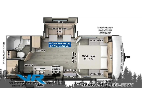 Forest River Flagstaff Micro Lite 22FBS 2025