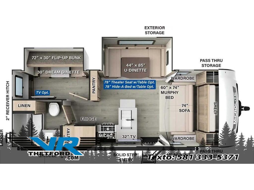 Forest River Flagstaff Micro Lite 25FBH 2025