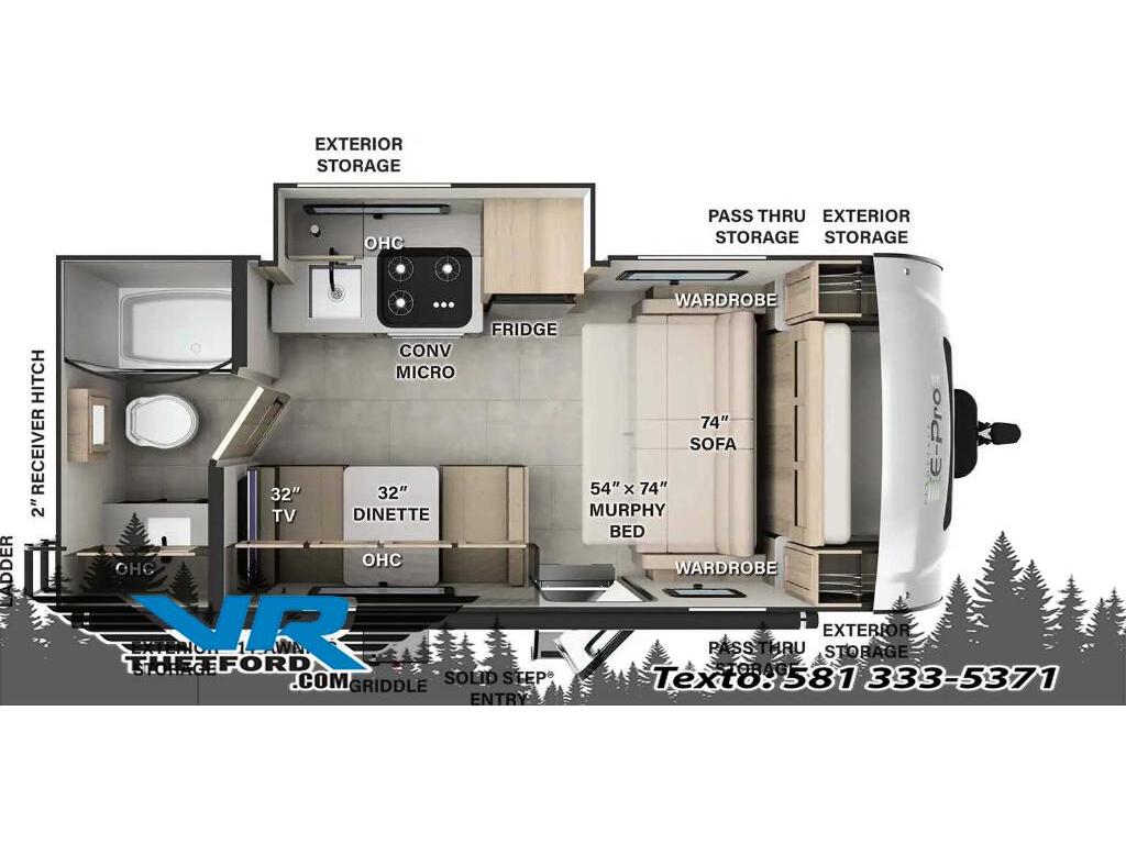 Forest River Flagstaff E-Pro 19FDS 2025