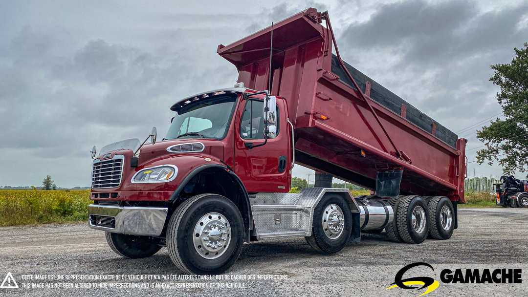 FREIGHTLINER M2 106 12 WHEEL TWIN STEER DUMP TRUCK 2011