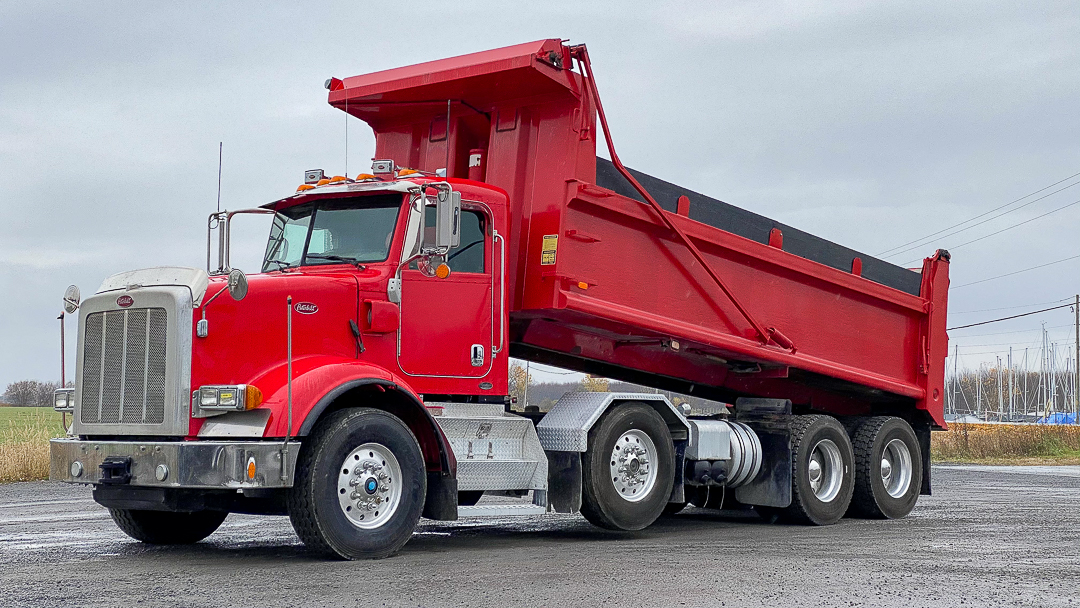 PETERBILT 365 12 WHEEL TWIN STEER DUMP TRUCK 2012