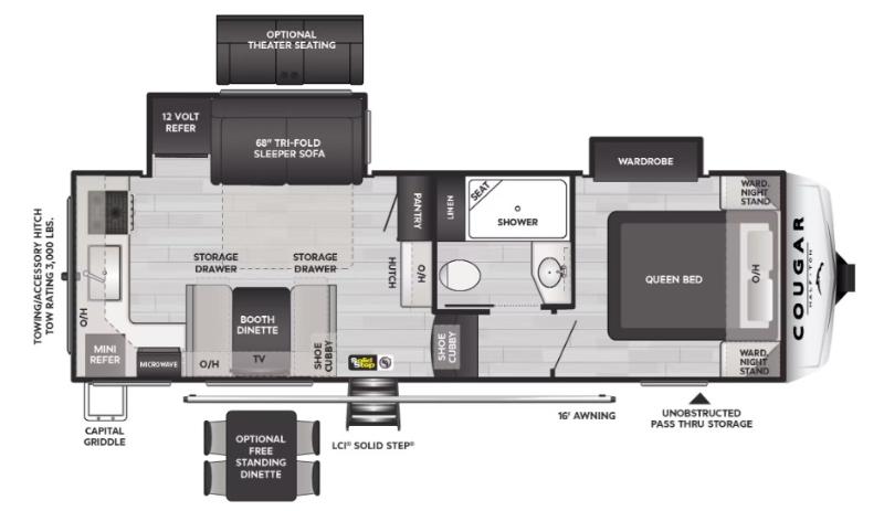 Keystone RV Cougar 23MLE 2025