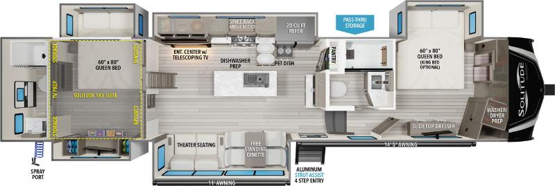 Grand Design Solitude 391DL 2025