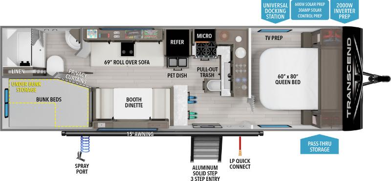 Grand Design Transcend 24BHX 2025