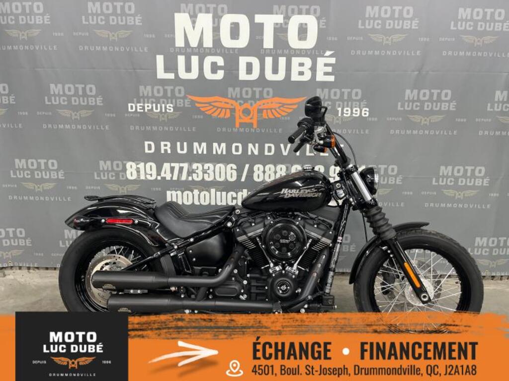 Moto routière/cruiser Harley-Davidson FXBB Street Bob 2018 à vendre