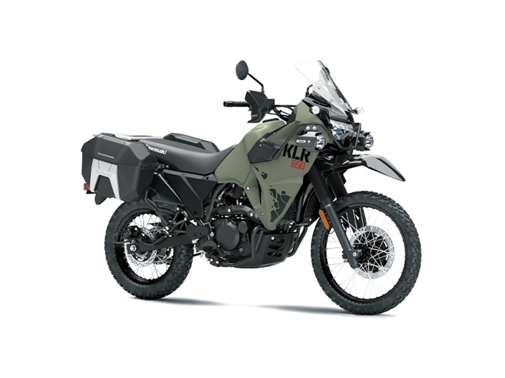 Moto double usage Kawasaki KLR650 Adventure 2024 à vendre