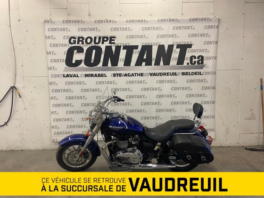 Moto tourisme Triumph AMERICA LT 865, BLEU 2015 à vendre