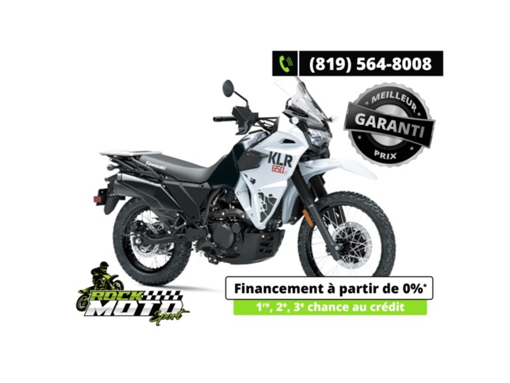 Moto double usage Kawasaki KLR650 Camo 2024 à vendre