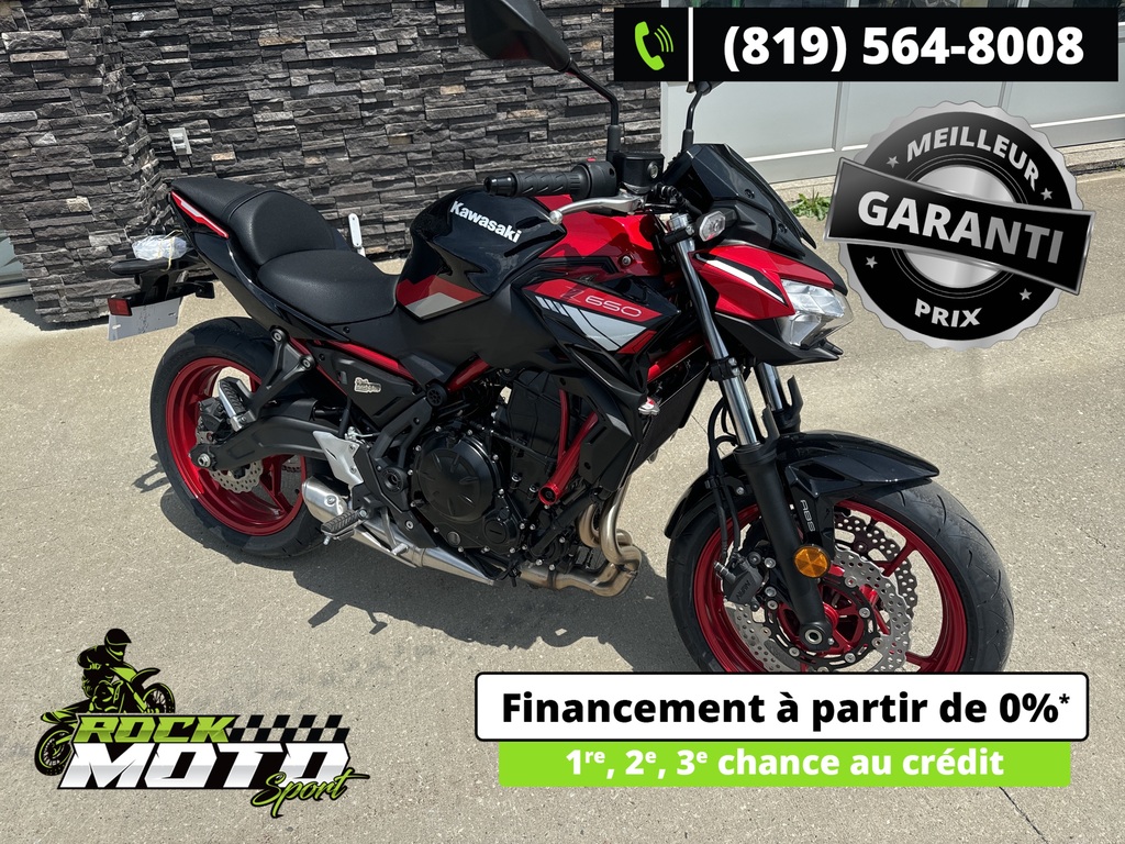 Moto sport Kawasaki Z650 2024 à vendre