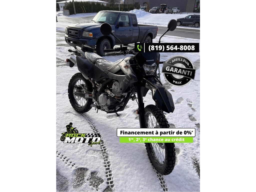 Moto double usage Kawasaki KLX300 2024 à vendre