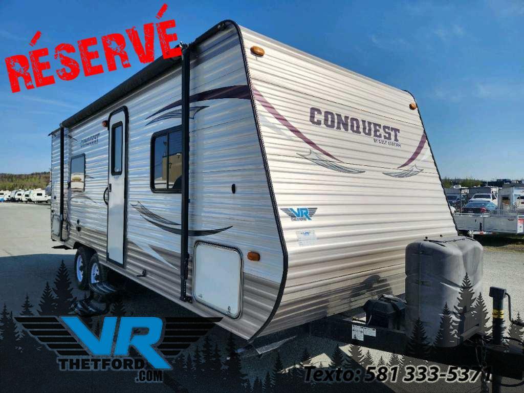 Roulotte Gulf Stream Conquest 24RBLG ***Couple*** 2015 à vendre