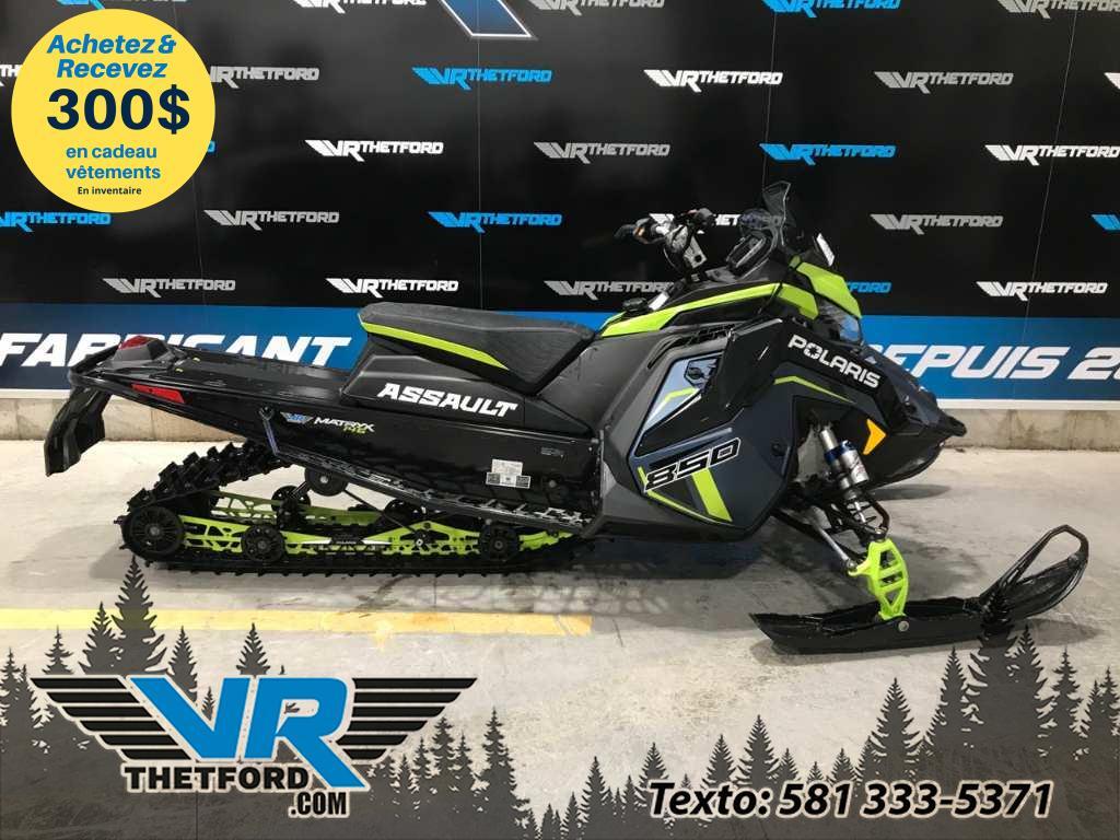 Motoneige Polaris ASSAULT 850 146 Garantie 2025 2023 à vendre