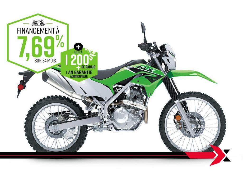 Moto double usage Kawasaki KLX230 Non-ABS 2023 à vendre