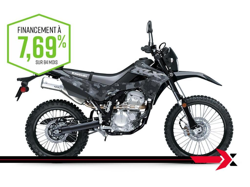 Moto double usage Kawasaki KLX300 2024 à vendre