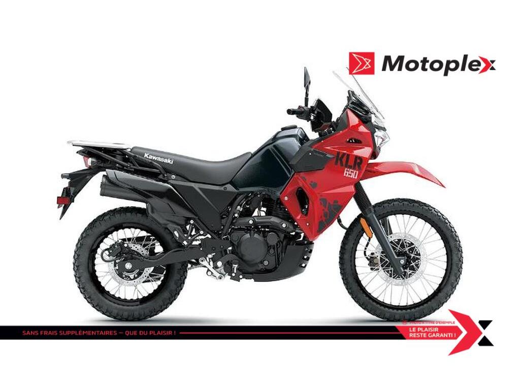 Moto double usage Kawasaki KLR650 2024 à vendre