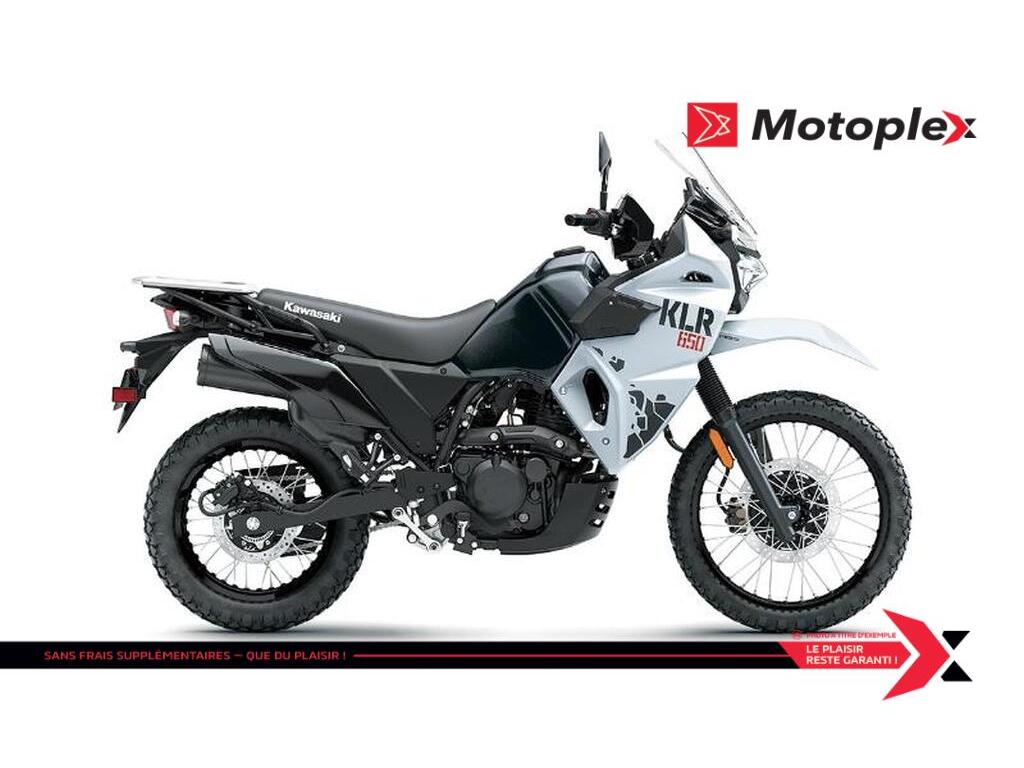 Moto double usage Kawasaki KLR650 2024 à vendre