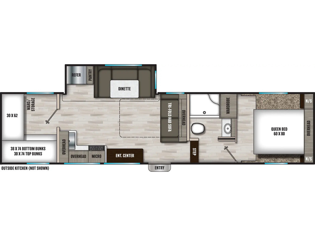 Fifth Wheel Chaparral 274BH 2025 à vendre