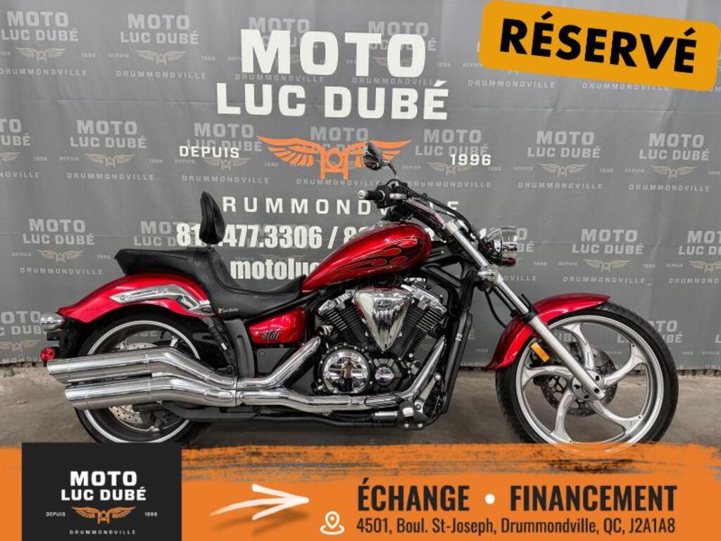 Moto routière - Moto cruiser Yamaha Stryker 2012 à vendre