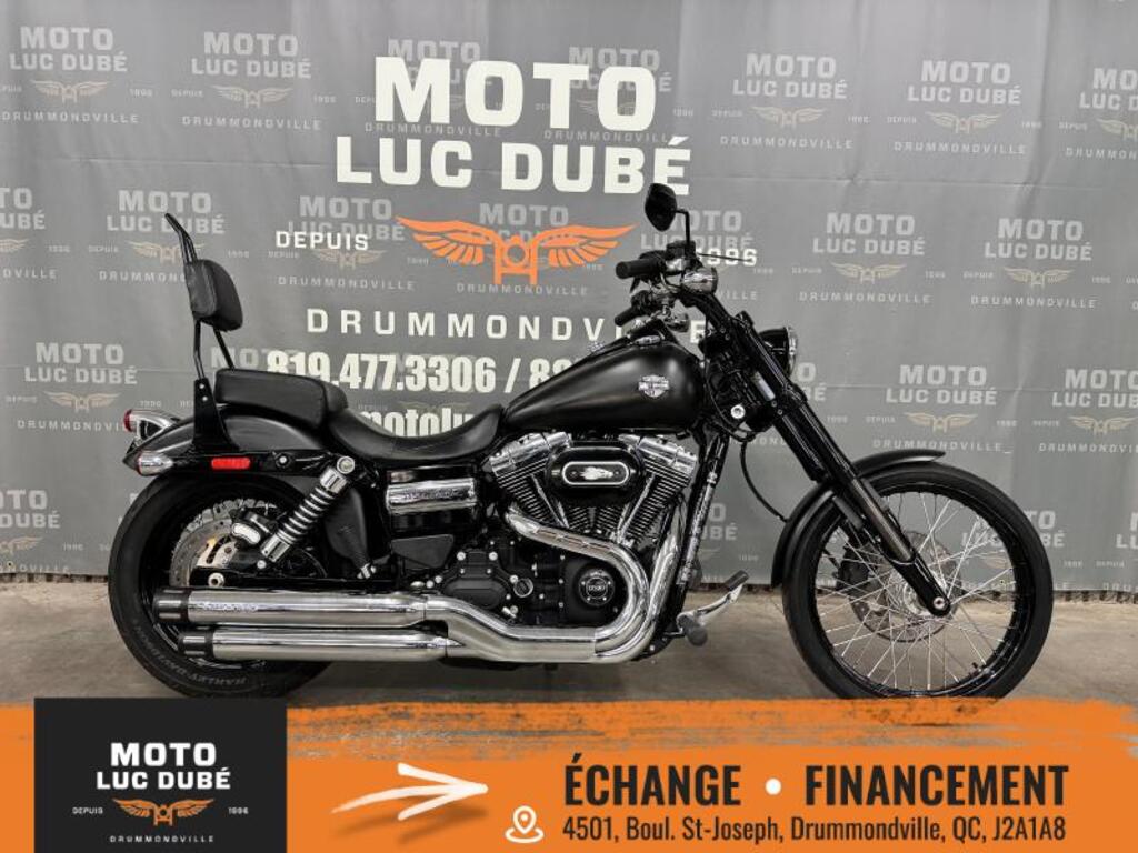 Moto routière/cruiser Harley-Davidson FXDWG Dyna Wide Glide 2015 à vendre