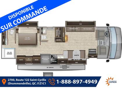 VR Classe A Entegra Coach  2024 à vendre