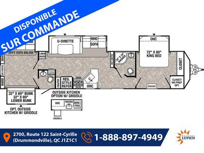 Roulotte de parc Forest River  2025 à vendre