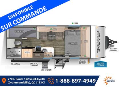 Travel Trailer Forest River Cherokee Wolf Pup 2025 à vendre