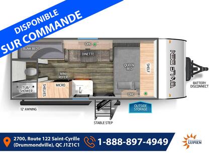 Travel Trailer Forest River Cherokee Wolf Pup 2025 à vendre