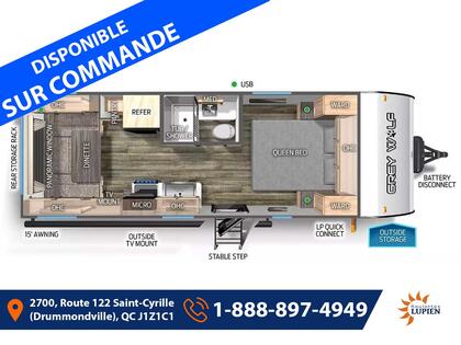 Travel Trailer Forest River Grey Wolf SE 2025 à vendre