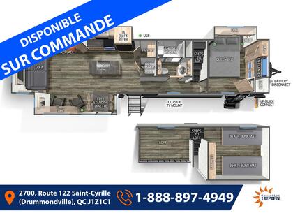 Roulotte Forest River Timberwolf 2025 à vendre