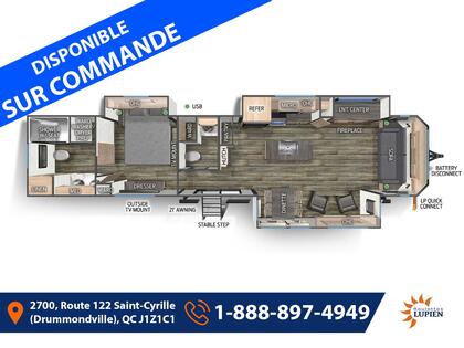 Roulotte Forest River Timberwolf 2025 à vendre