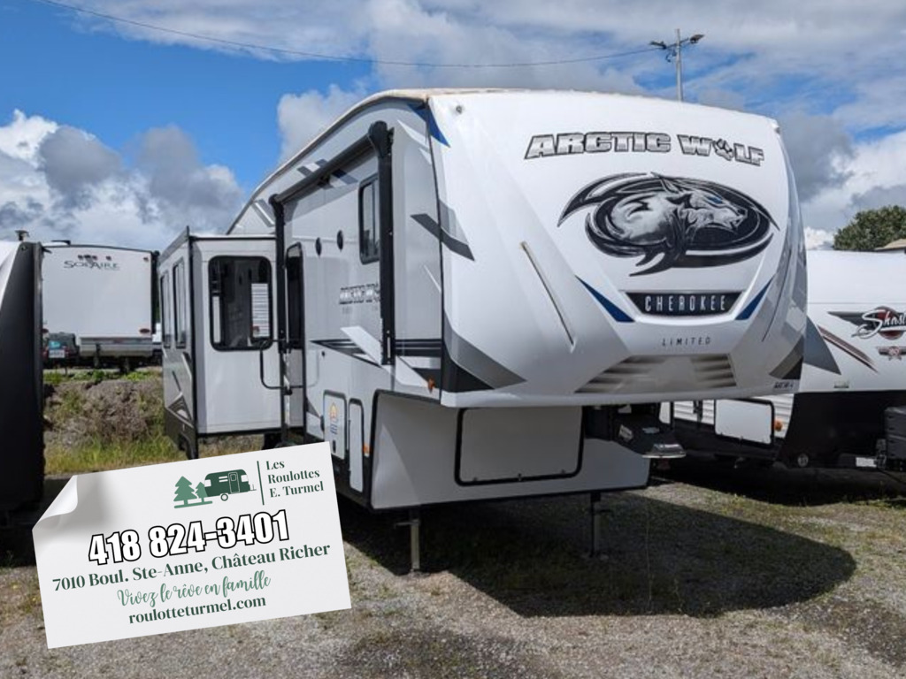 Caravane à sellette Forest River Cherokee Arctic Wolf 2022 à vendre