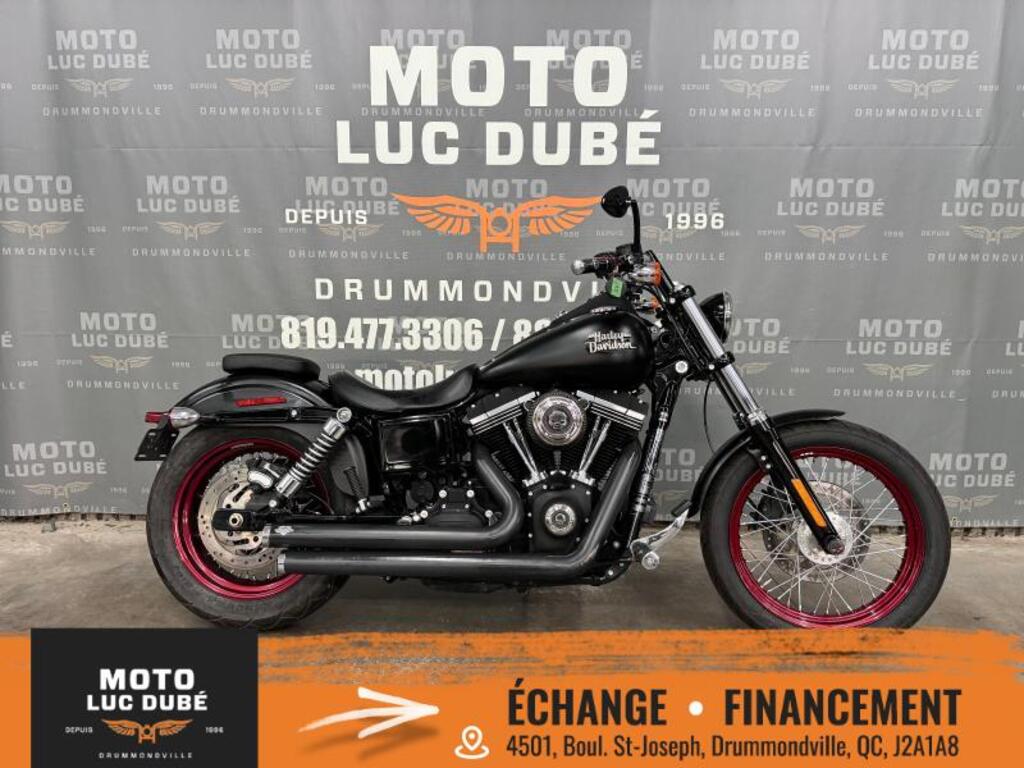 Moto routière/cruiser Harley-Davidson FXDBP Street Bob 103 2013 à vendre