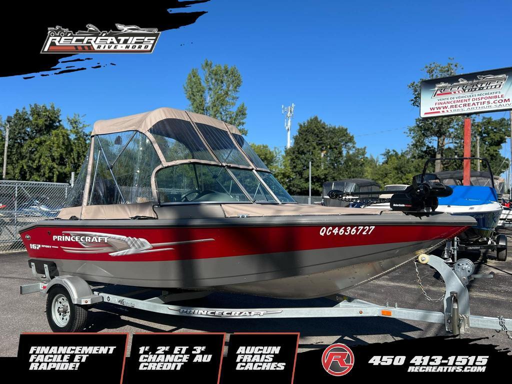 Bateau sport Princecraft 167 SPORT SERIES 2014 à vendre