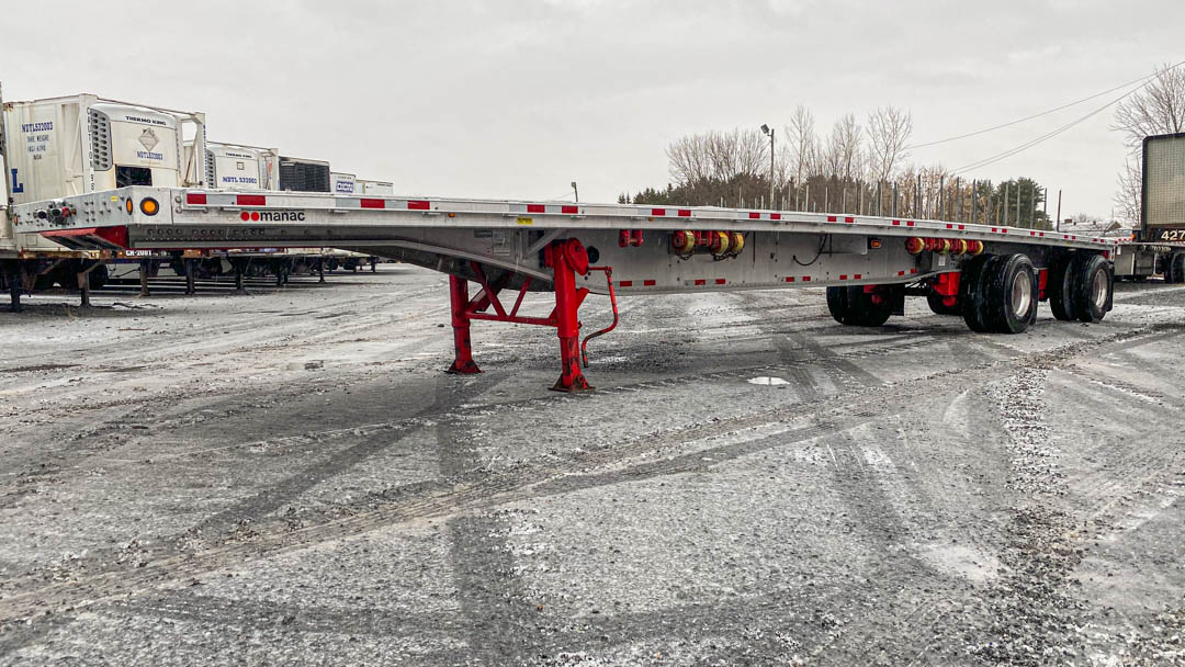 Remorque et plateforme Manac 48' FLAT BED ALUMINIUM 2006 à vendre