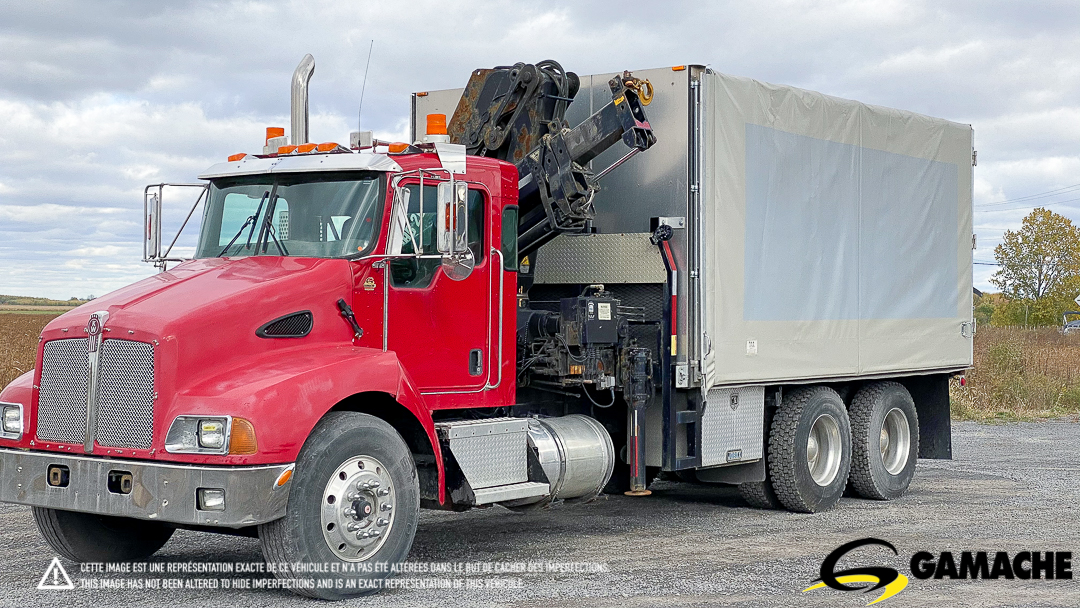 Camion lourd Kenworth T300 CRANE TRUCK / BOOM TRUCK ROLLING TARP 2007 à vendre