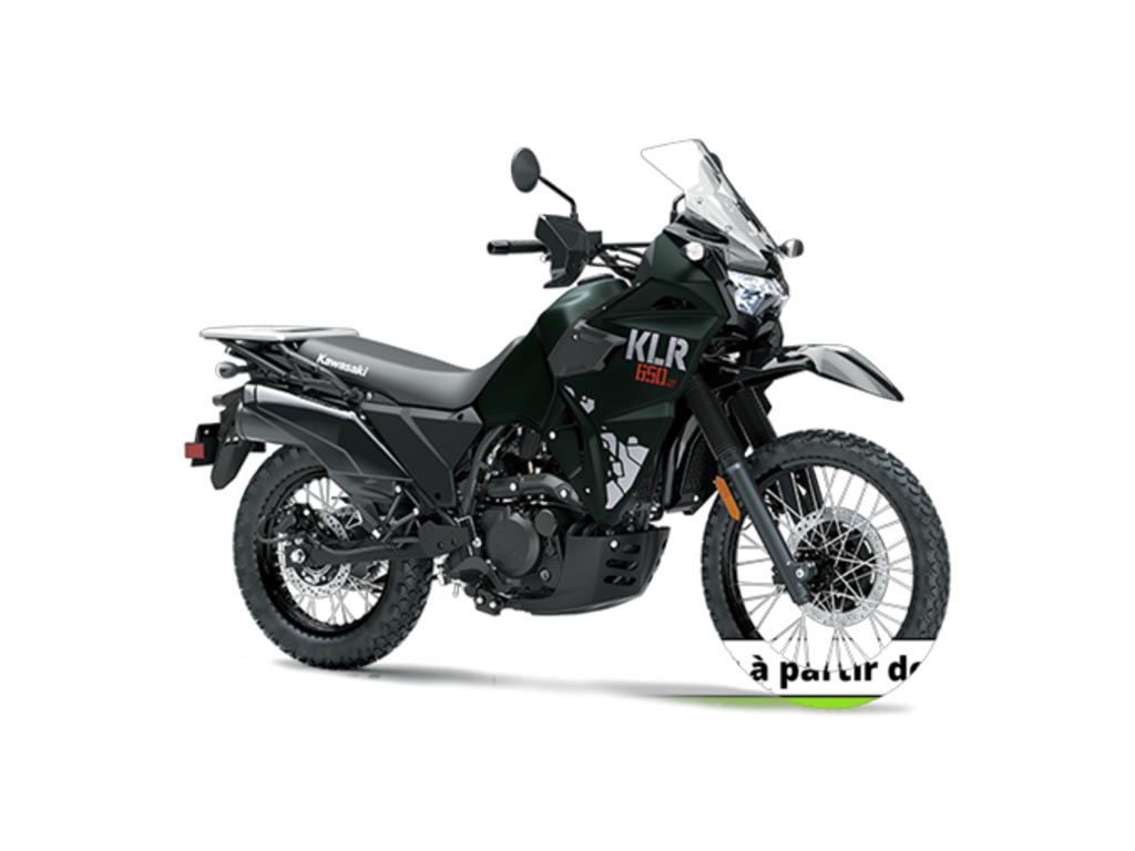 Moto double usage Kawasaki KLR650 2025 à vendre