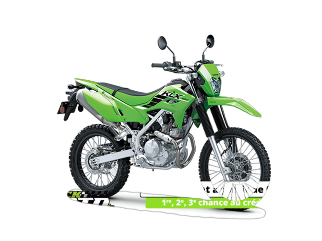 Moto double usage Kawasaki KLX230 2025 à vendre