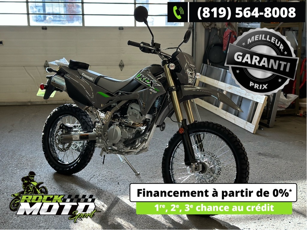 Moto double usage Kawasaki KLX300 2025 à vendre