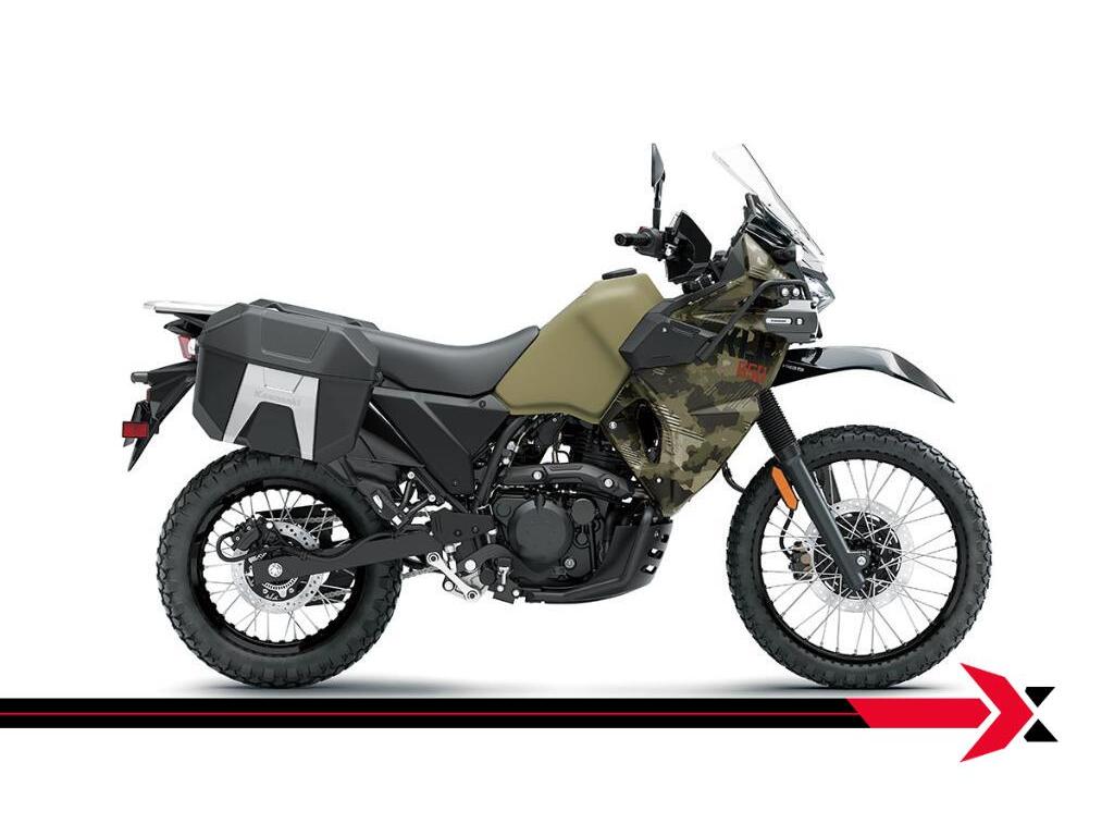 Moto double usage Kawasaki KLR650 Adventure 2025 à vendre