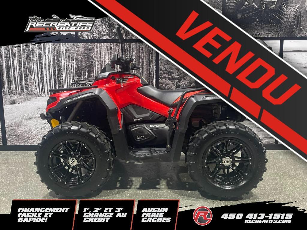 VTT Multiusage Can-Am Outlander 2016 à vendre