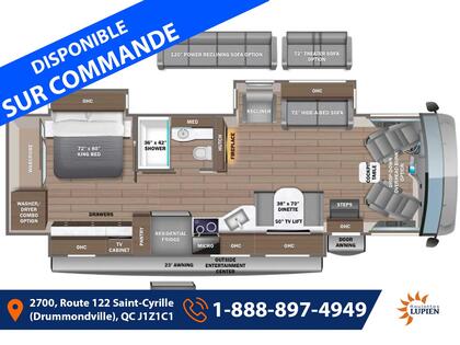 VR Classe A Entegra Coach 2025 à vendre