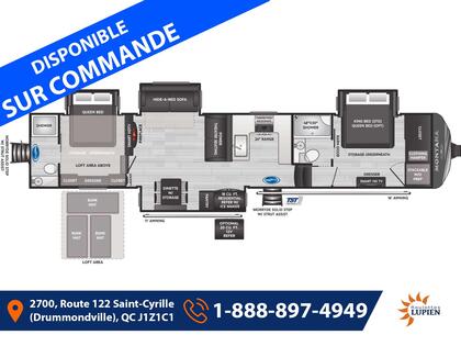 Caravane à sellette Keystone RV 2025 à vendre