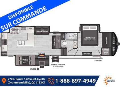 Caravane à sellette Keystone RV 2025 à vendre