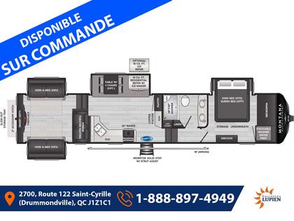 Caravane à sellette Keystone RV 2025 à vendre