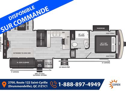 Caravane à sellette Keystone RV 2025 à vendre