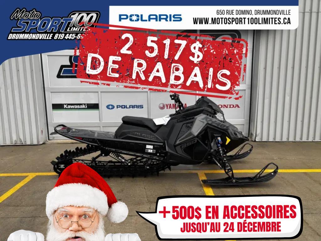 Motoneige Polaris  2025 à vendre