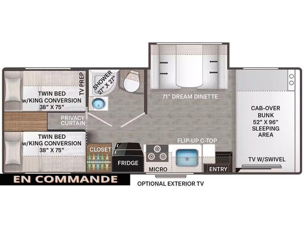 VR Classe C Thor 2026 à vendre