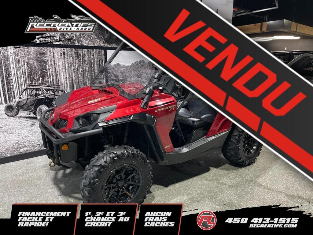 VTT Côte-à-côte Can-Am Commander 2018 à vendre