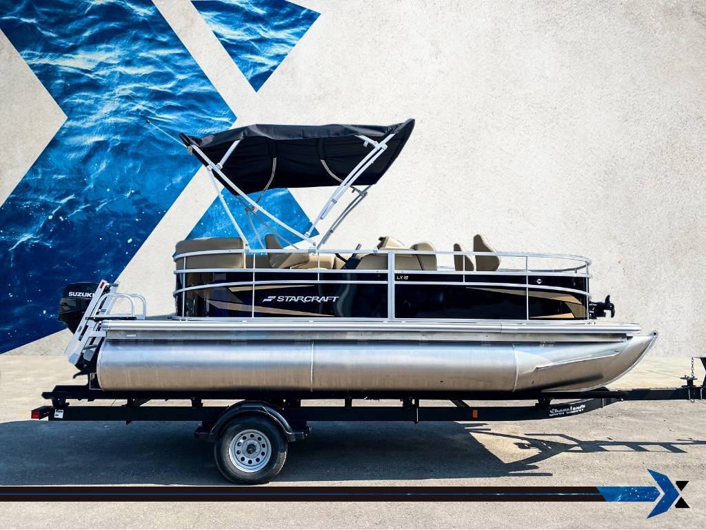 Ponton Starcraft Ponton LX 18F Fish de pche moteur Suzuki 60HP i... 2025 à vendre